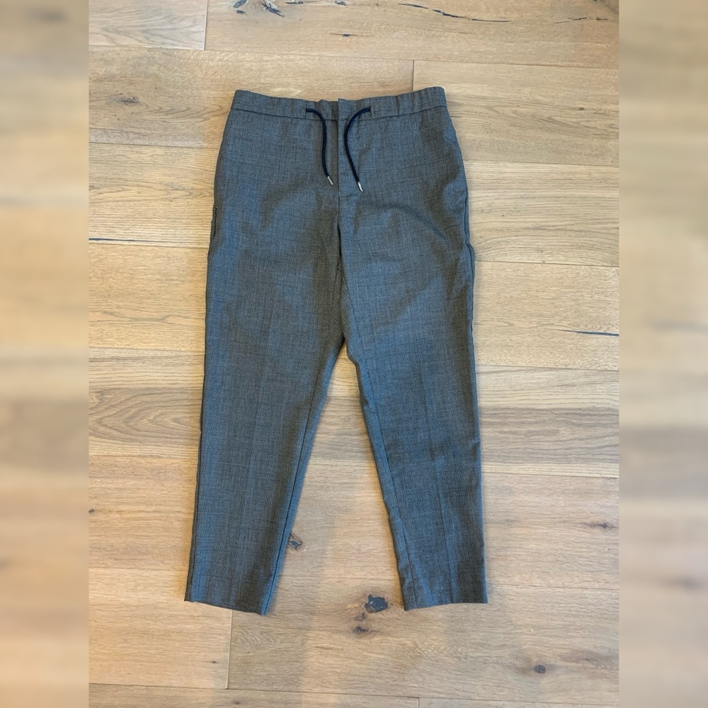 TOPMAN Casual Houndstooth Plaid Pants Mens 32R